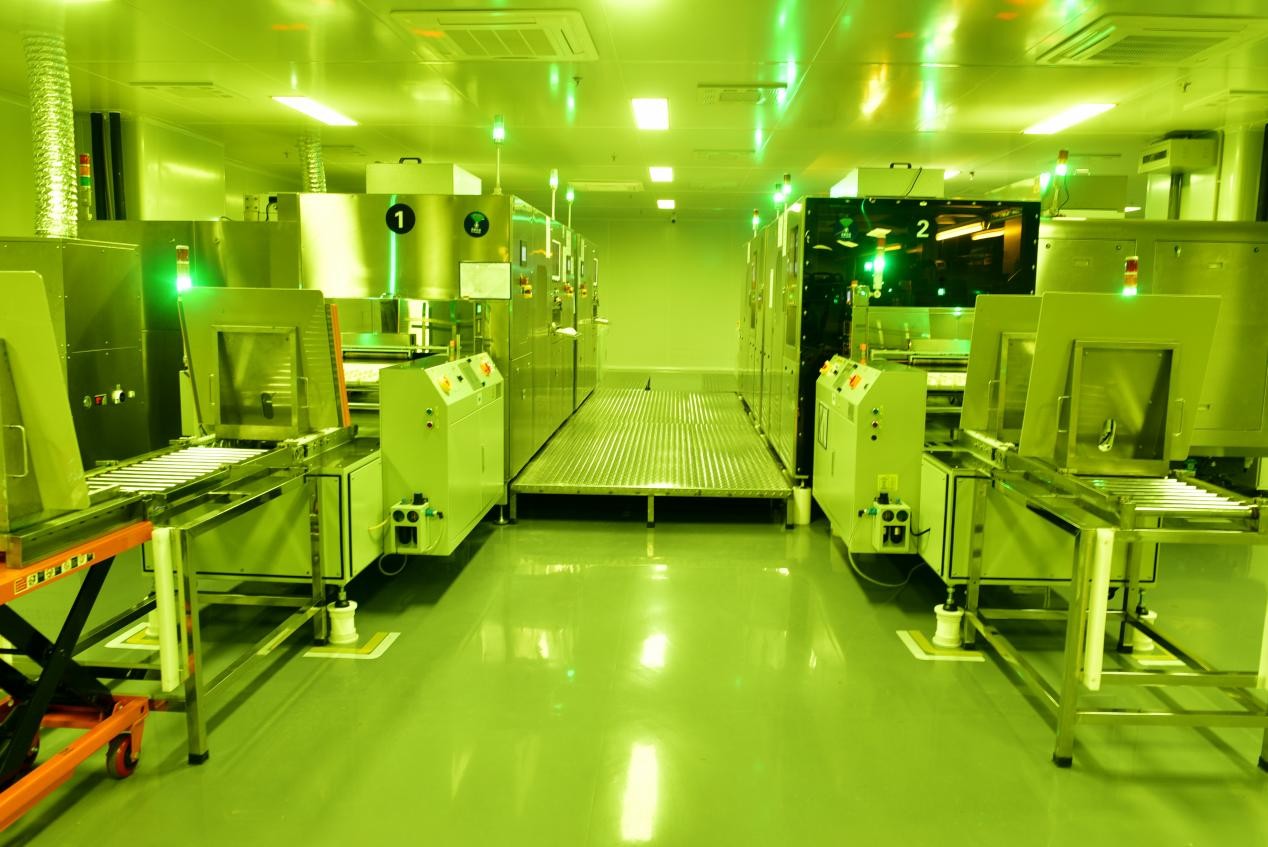 回線：1番Dissデジタルステップスキャン露光機（源卓）＋2番露光機（大族）